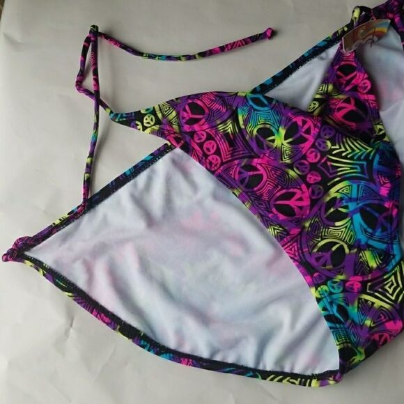 op Swim Bikini Bottom Peace Sign Design - Picture 7 of 7